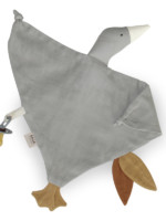 ♡ Schmusetuch Gans | Schnuffeltuch | Bliki Silver Grey
