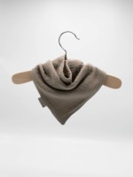♡ Dreieckstuch aus Musselin | Taupe