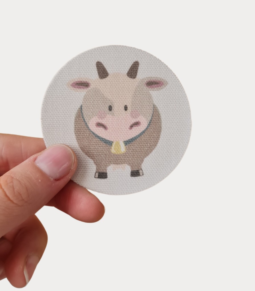 Aufnäher, Aufbügler aus Biobaumwolle