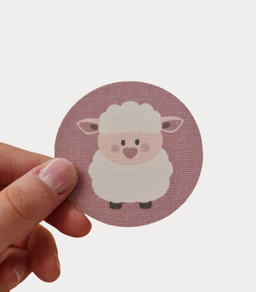 Aufnäher, Aufbügler aus Biobaumwolle