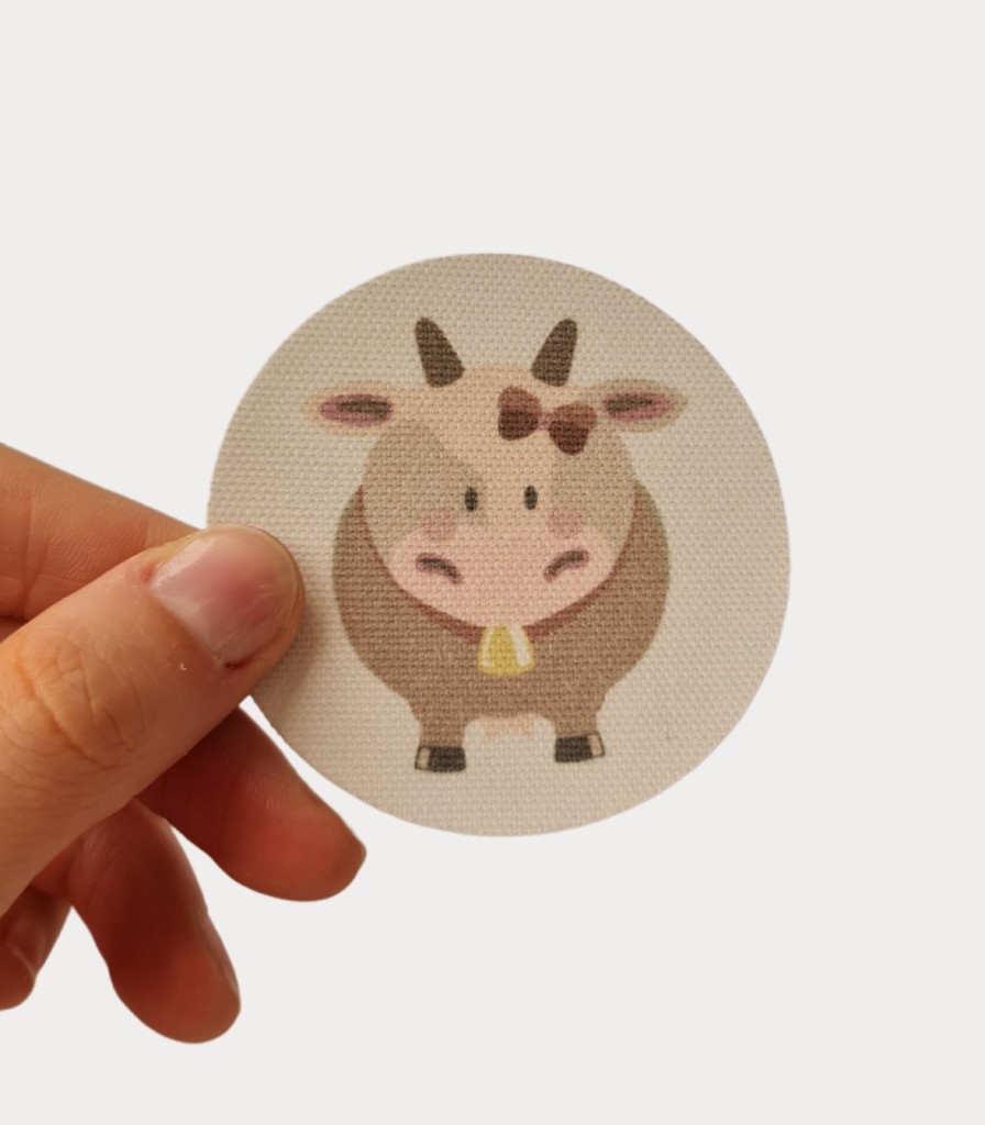 Aufnäher, Aufbügler aus Biobaumwolle