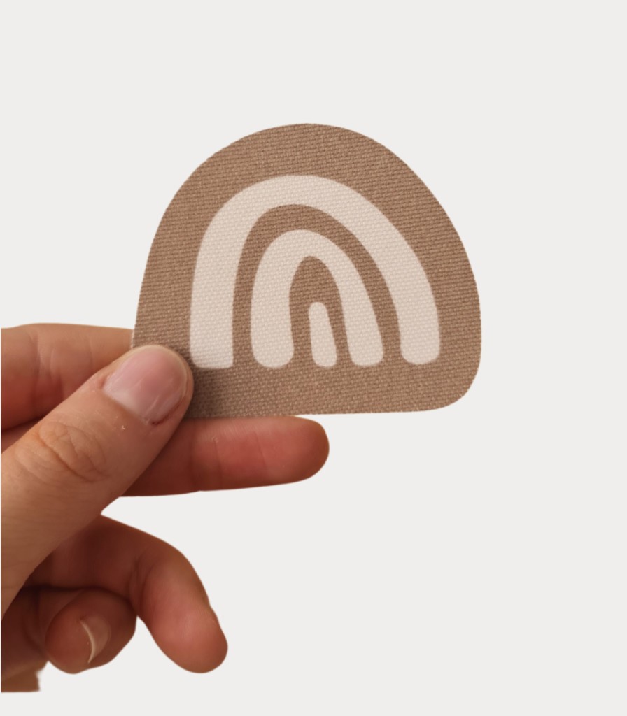 Aufnäher, Aufbügler aus Biobaumwolle