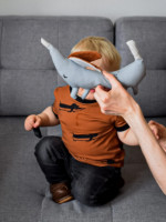 1m Dackel Detlef | Cognac | Sommersweat | Idas Ecke Design & Halfbirdmona