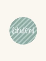 Aufbügler aus Biobaumwolle | Schulkind Grün